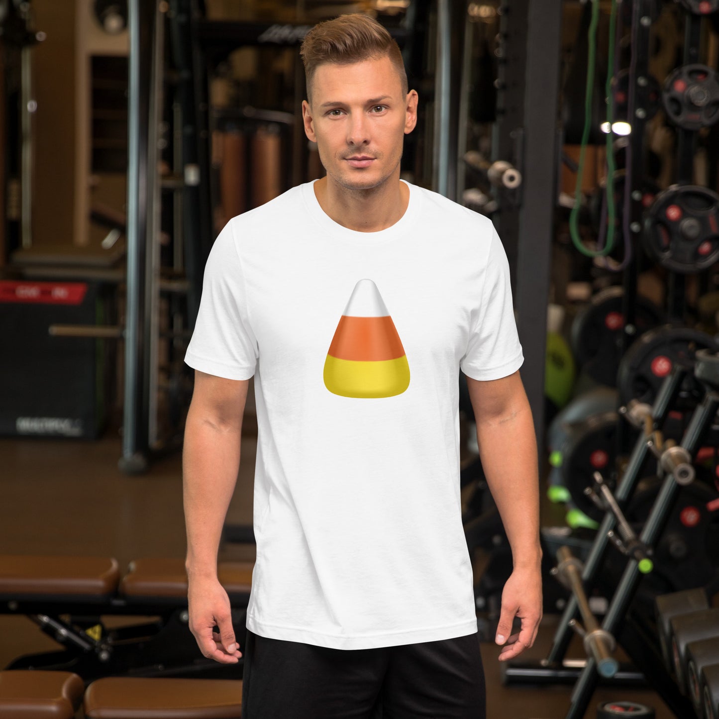 Candy Corn Men's T-Shirt white front mockup