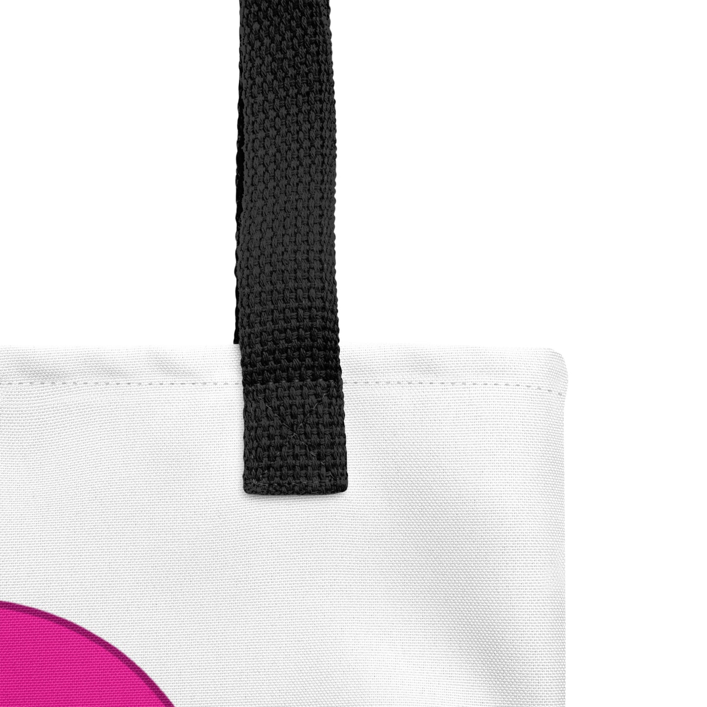 Multi Heart Valentine Tote bag handle mockup