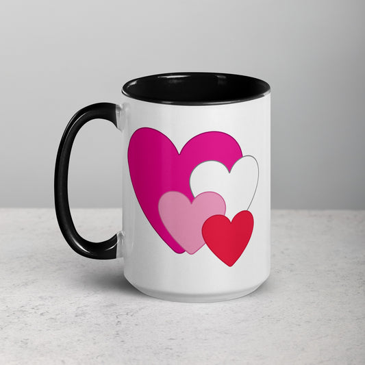 Multi Heart Mug