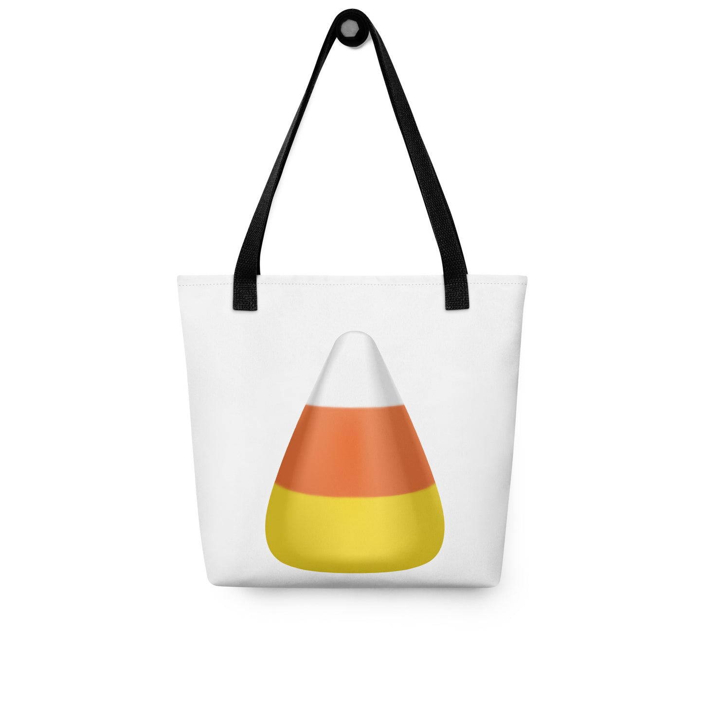 Candy Corn Halloween tote bag front mockup