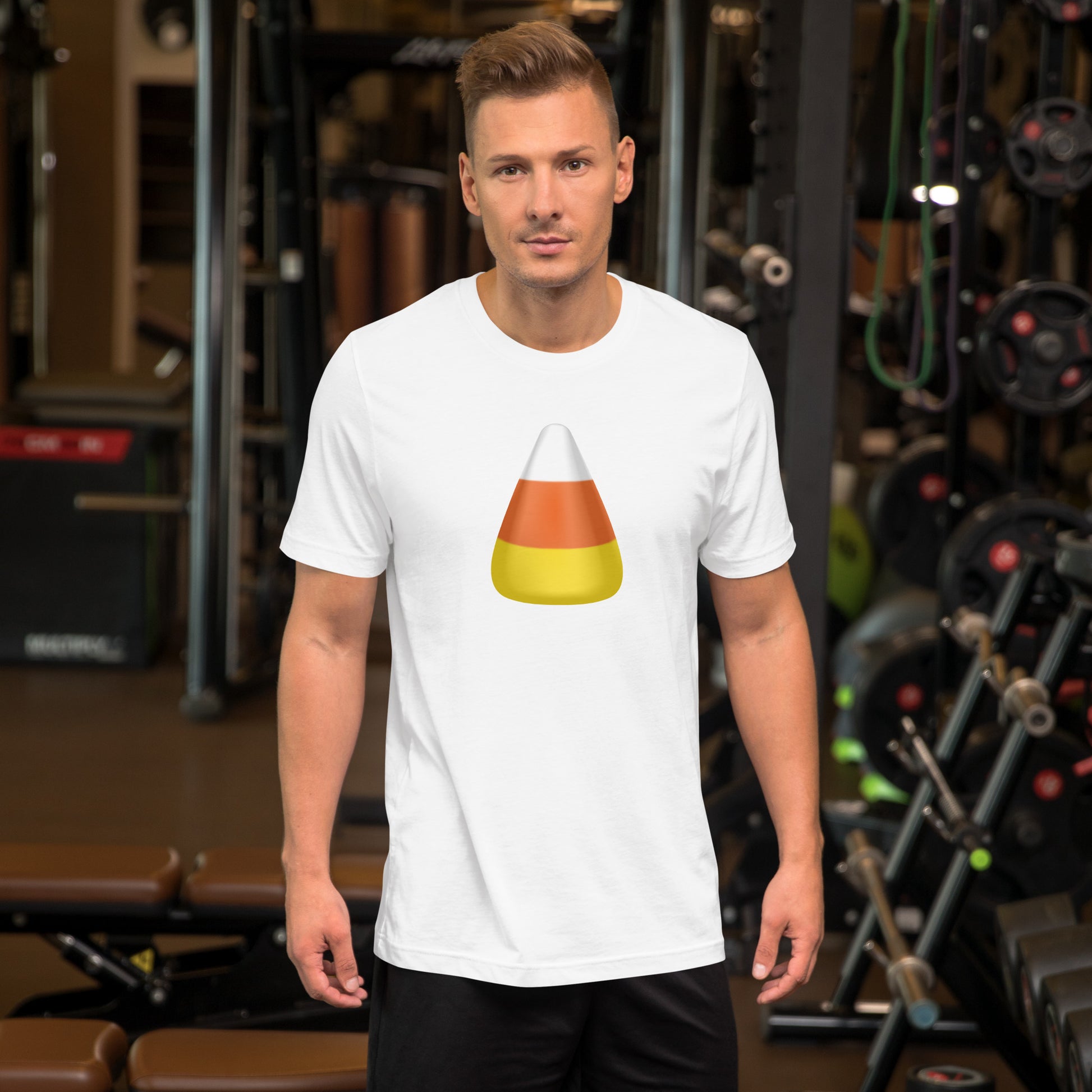 Candy Corn Men's T-Shirt white front mockup