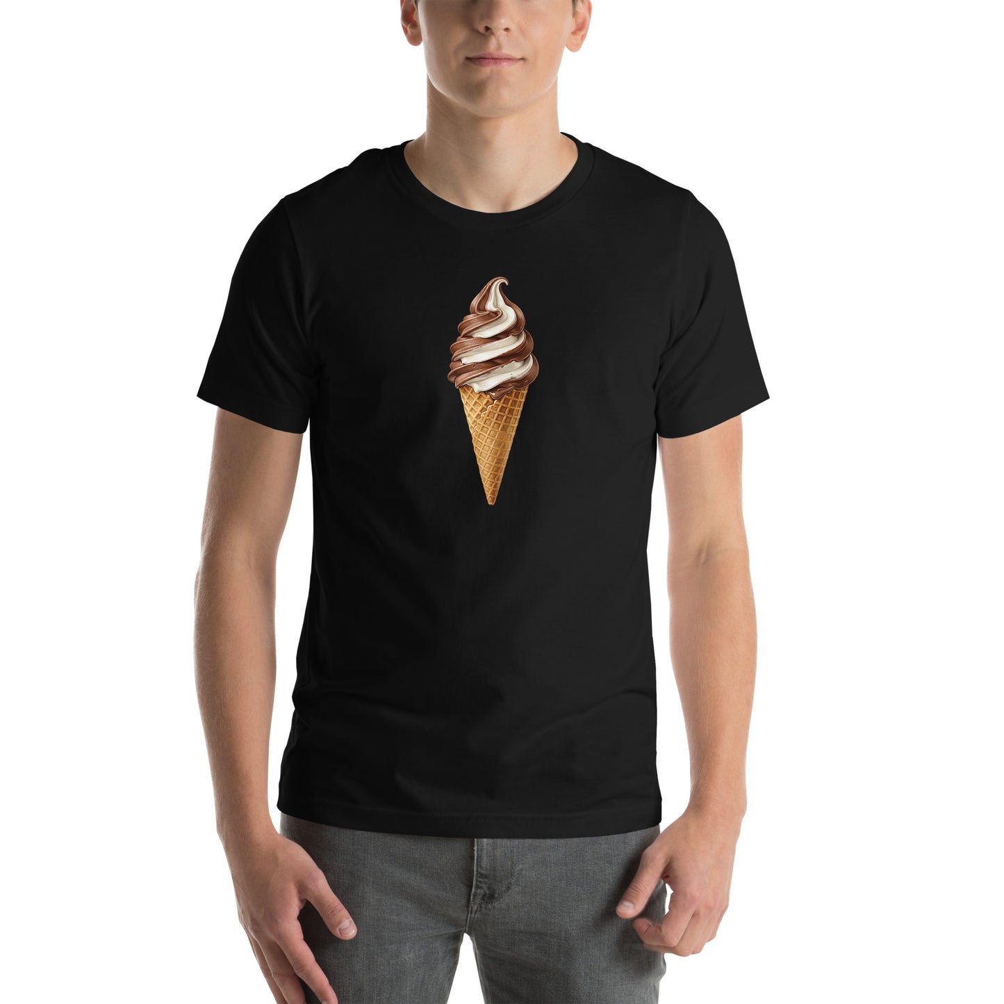 Summer tee with waffle cone