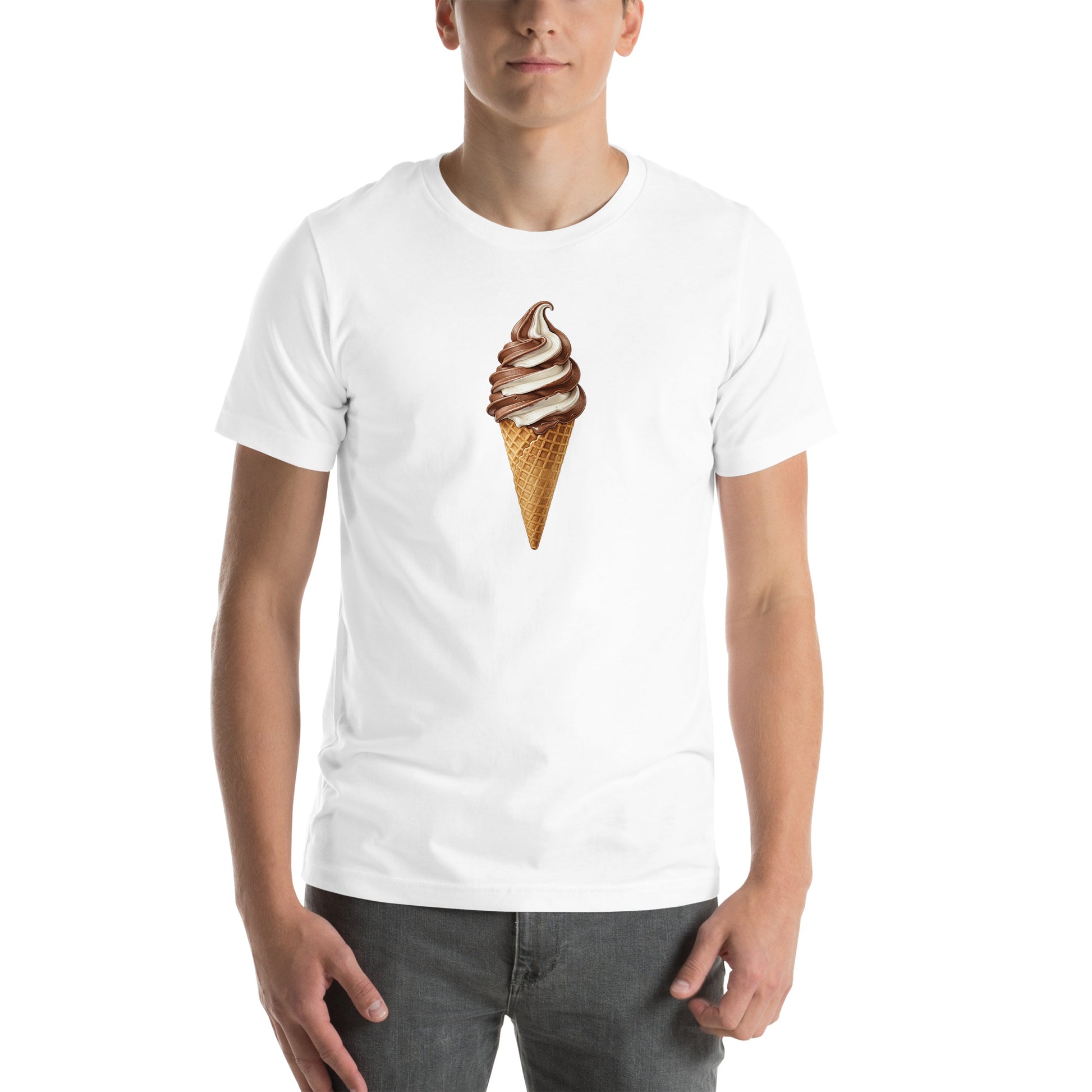 White summer tee