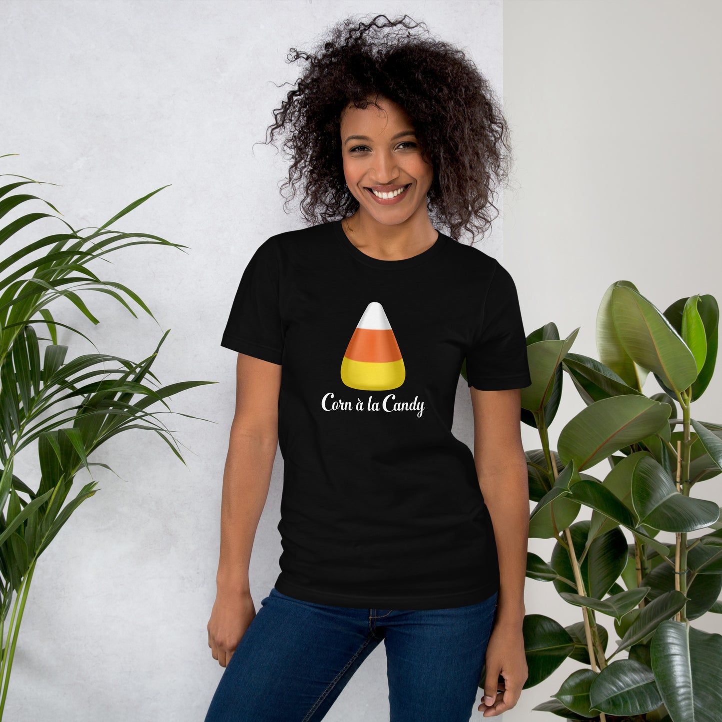 Corn à la Candy Halloween Unisex T-Shirt front mockup