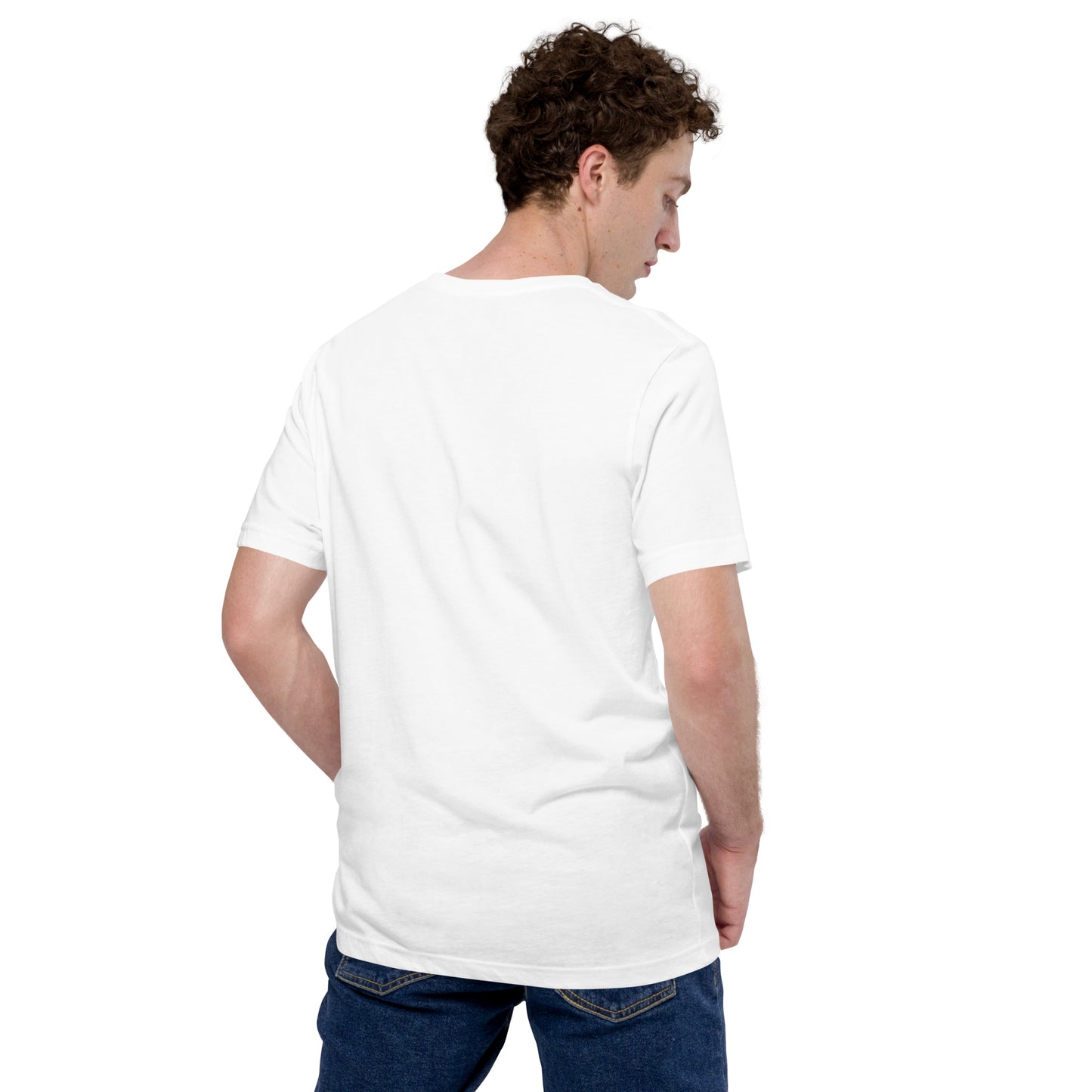 Green Christmas Stocking Men's T-Shirt back mockup