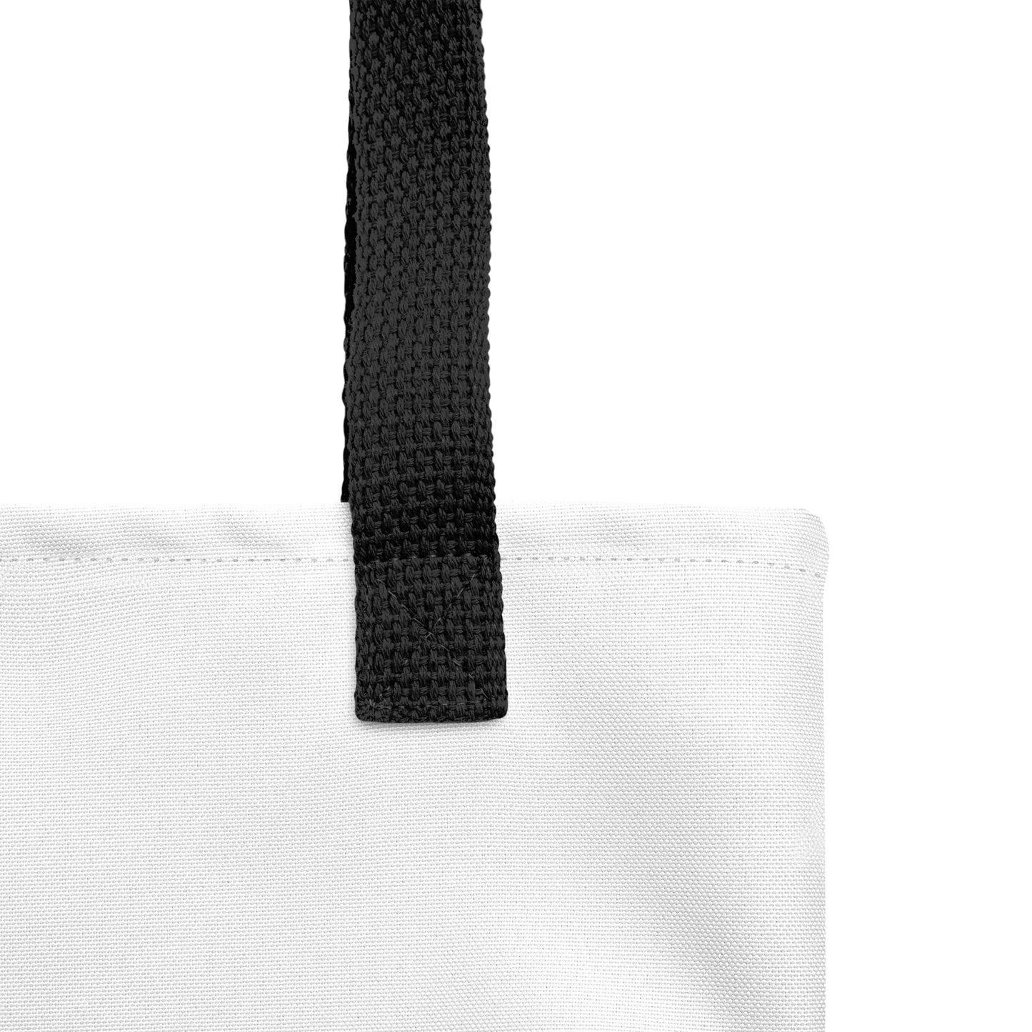 Heart Postage Tote bag - Detailed version handle mockup