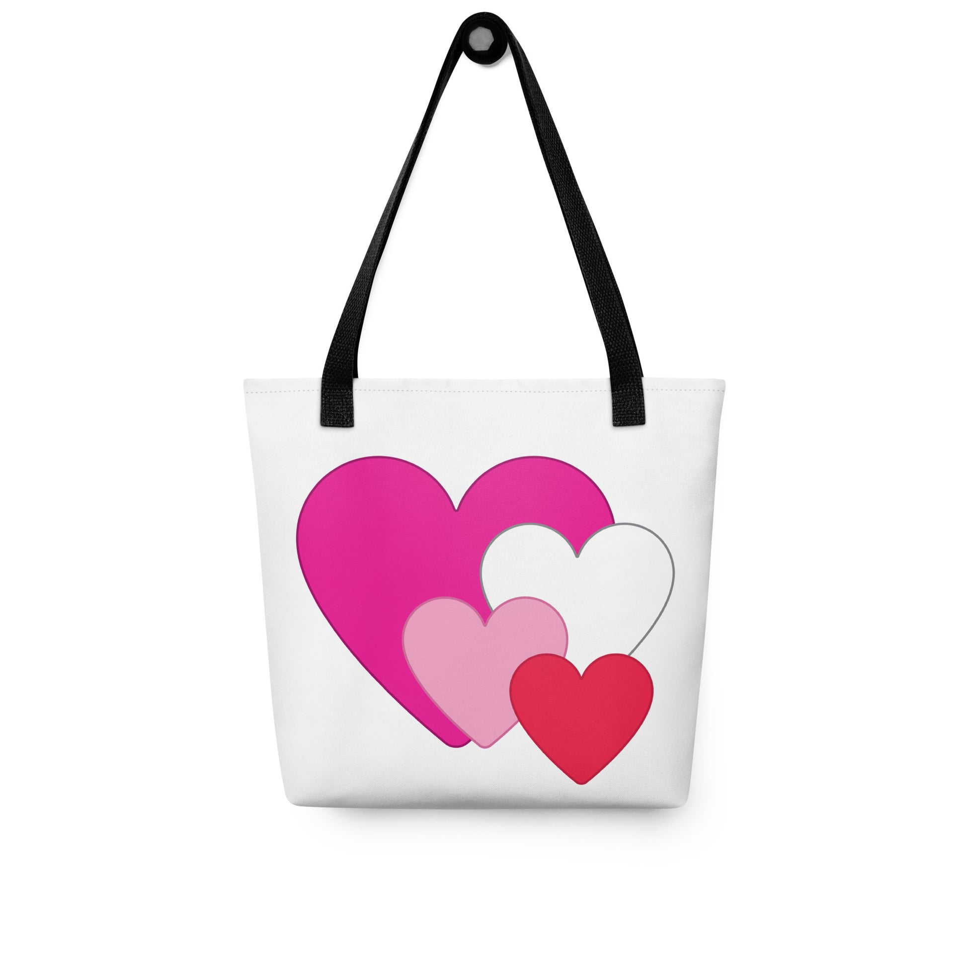 Hearts tote bag