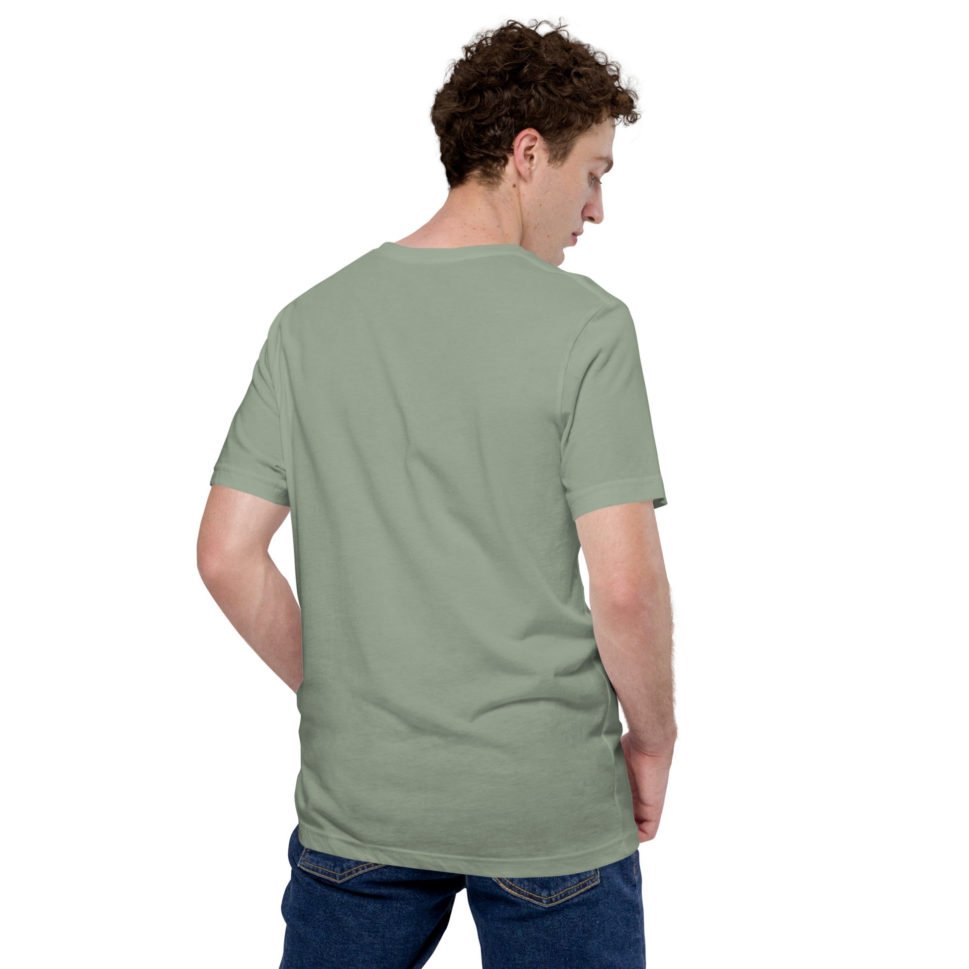 Men's orange cream popsicle t-shirt, back