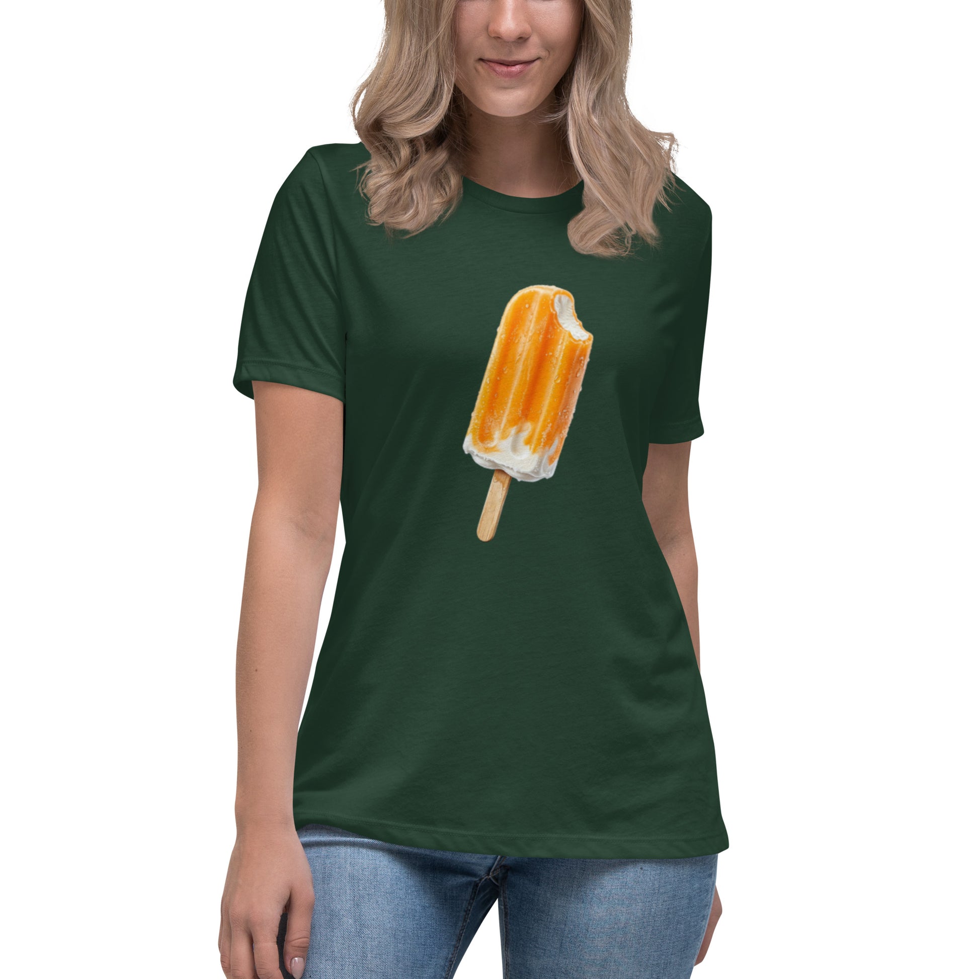 Women's summer tee with popsicle