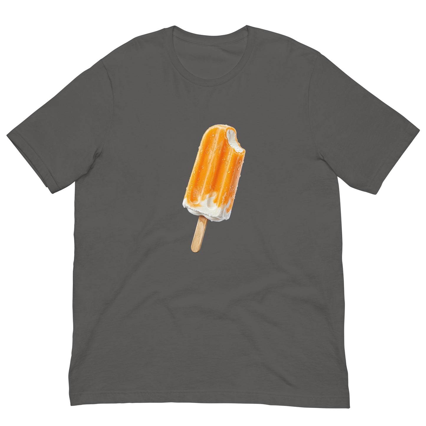 Grey t-shirt with a popsicle design