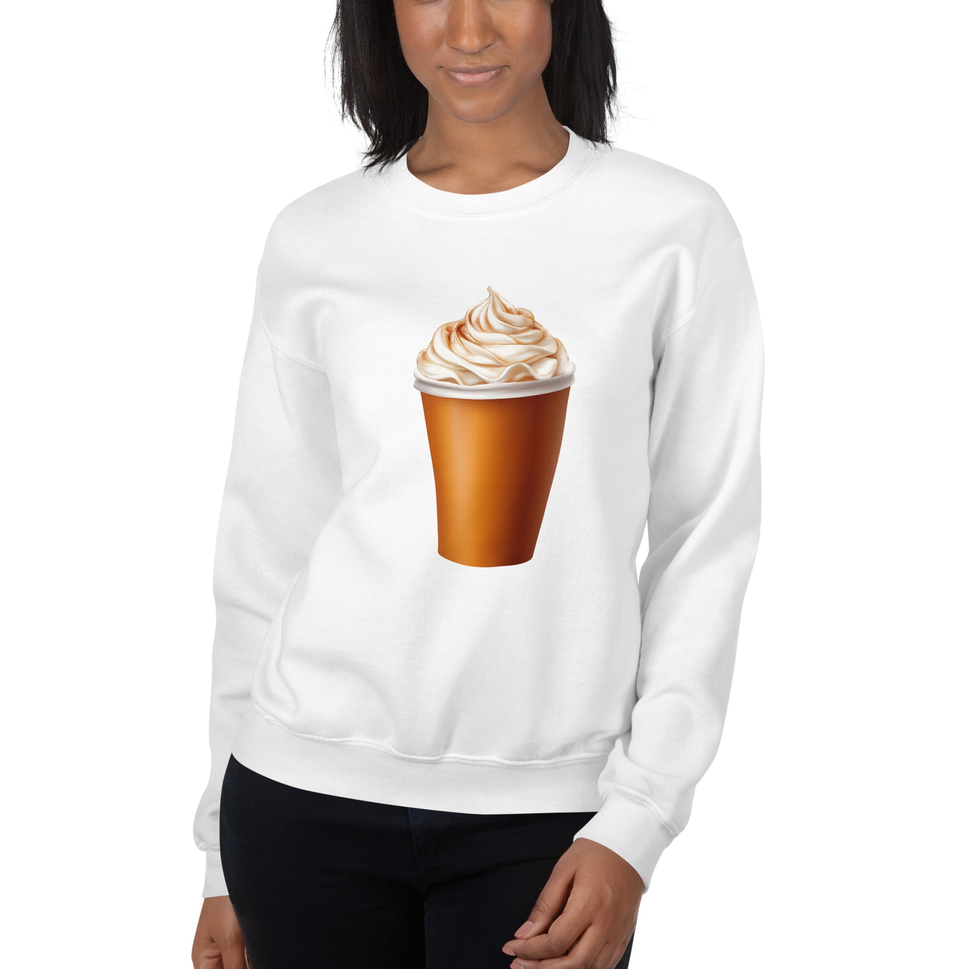 Pumpkin Spice Latte Women's Sweatshirt mockup