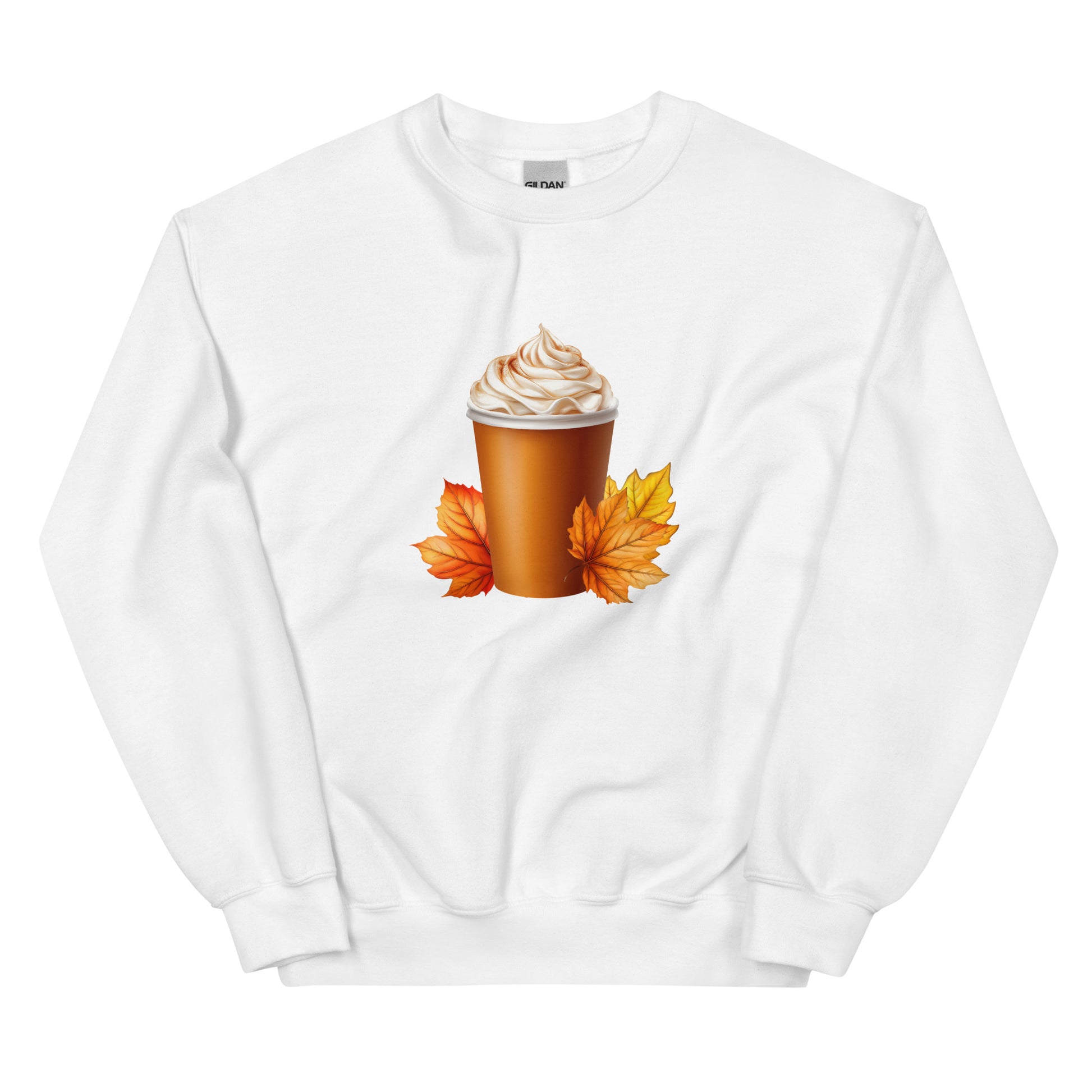 Pumpkin Spice Leaf Unisex Sweatshirt mockup