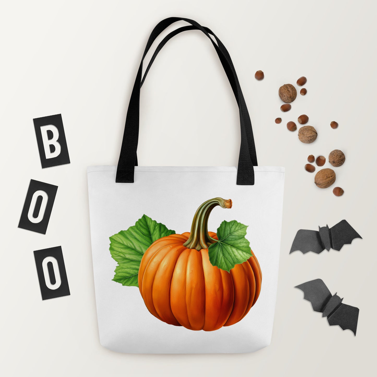 Pumpkin Tote Bag for trick or treat - Product Mockup
