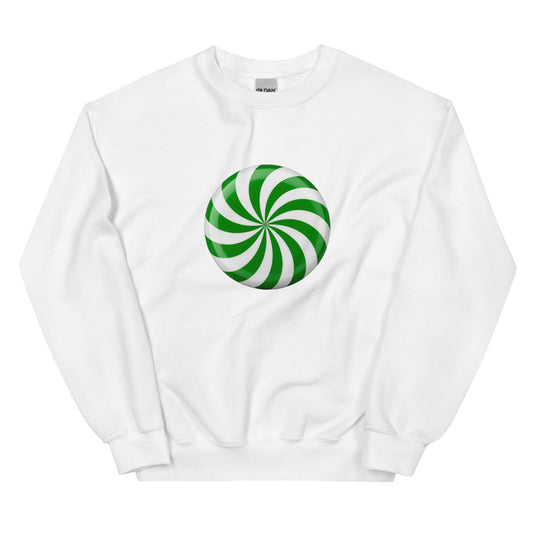 Green Mint Candy Unisex Sweatshirt